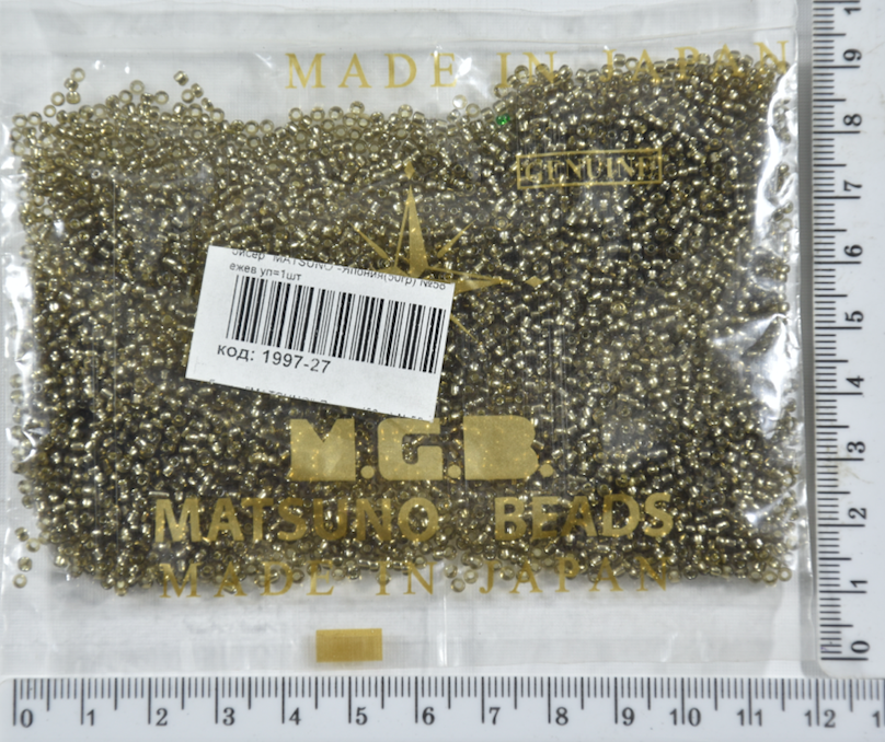 

Бисер №11/0 "MATSUNO"-Япония(50гр) №58 т.бежев уп=1шт
