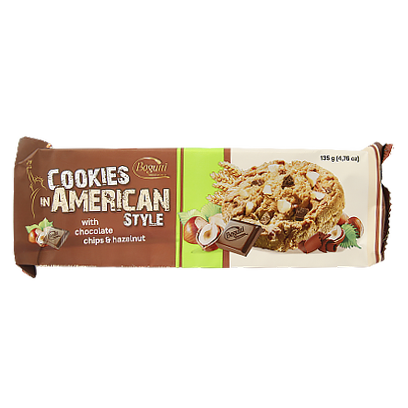 

Печиво Богутті шоколад та фундук Bogutti chocolate and hazelnut 135g 18шт/ящ (Код : 00-00006181)