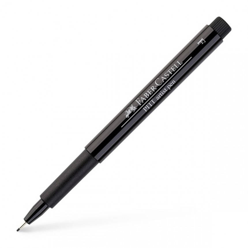 

Капиллярная ручка Faber-Castell Pitt Artist Pen F = 0.5 mm 199 черный - 167299 (199)