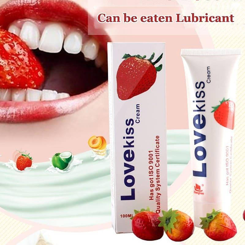 

Смазка-крем Love Kiss Клубника (силиконовая основа) 100 ml