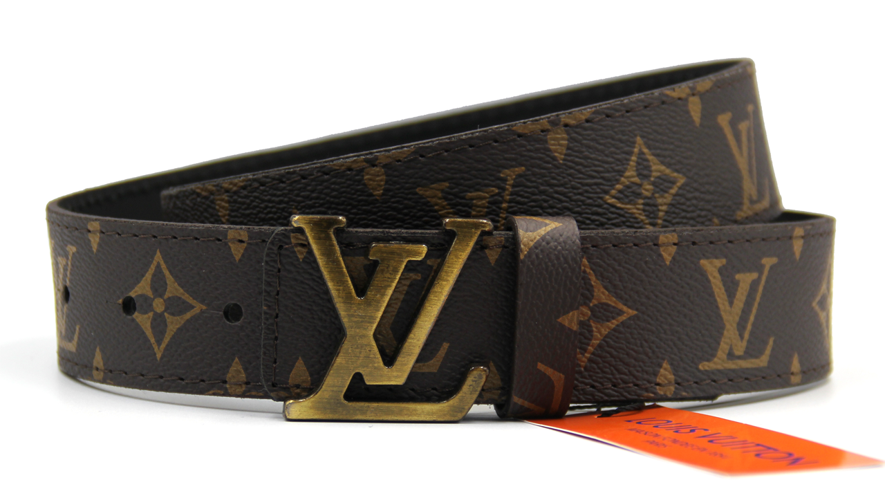 

Женский ремень Louis Vuitton с натуральной кожи, Коричневый