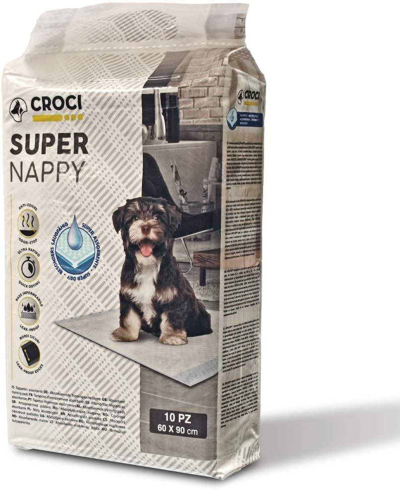 

Одноразовые пеленки для собак 90*60 см Croci Super nappy 10 шт/уп, Белый