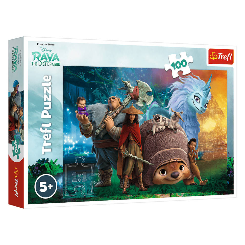 

Пазл Рая и команда Дисней: Рая и последний дракон Trefl 16508 (100 эл.)