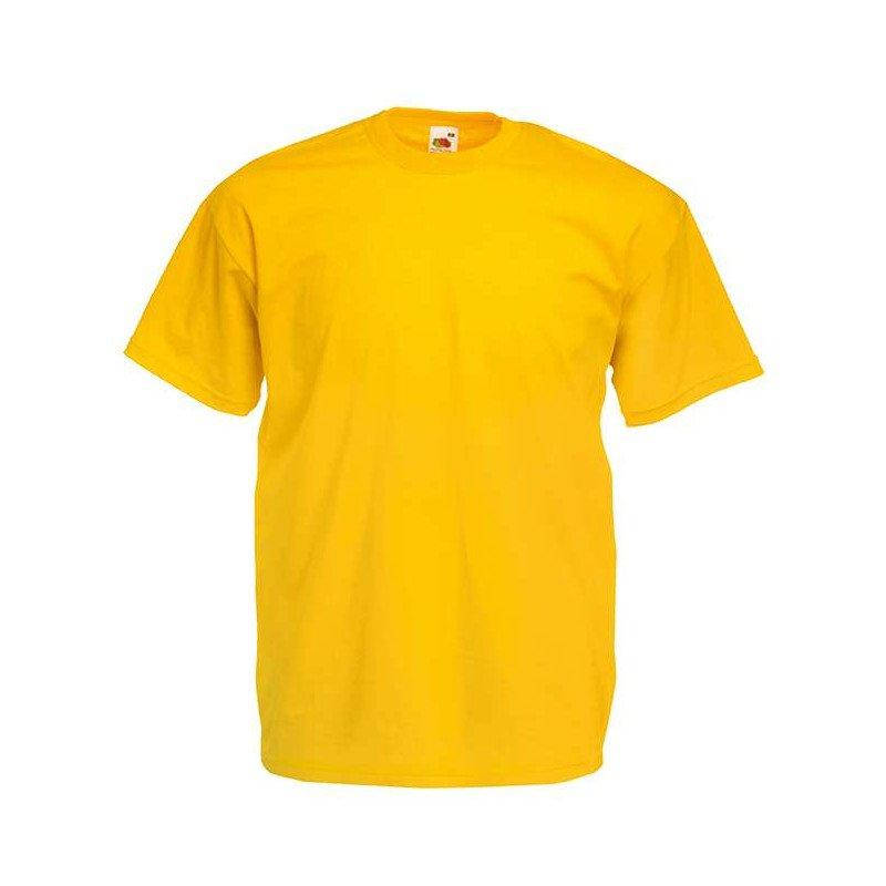 

Футболка базовая оверсайз Fruit of the Loom XXL, 34 Солнечно Желтый