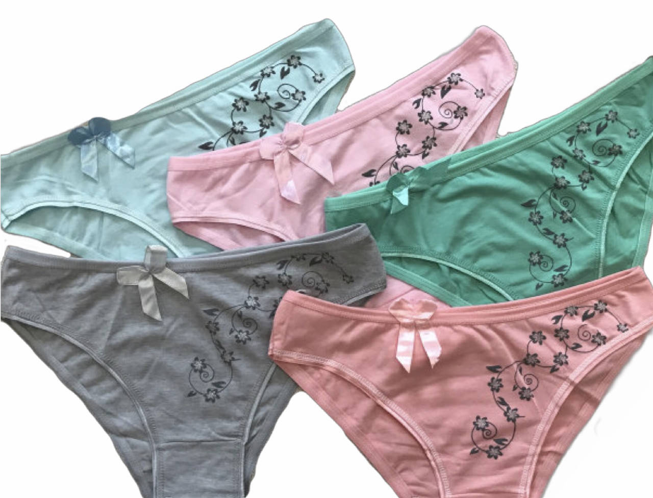 

Трусики женские, хлопок, Серый