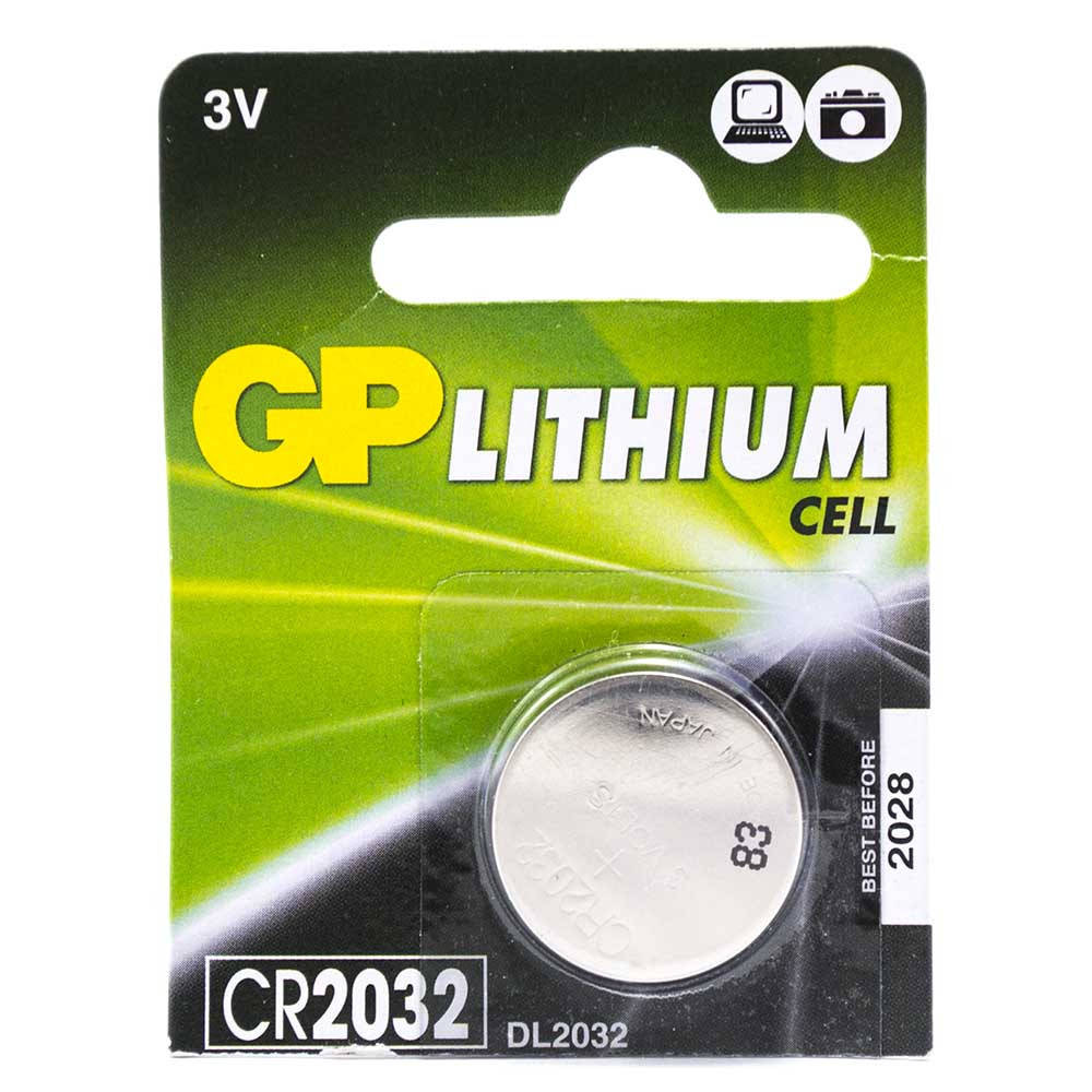 

Батарейка GP CR2032 Lithium 3V, Silver