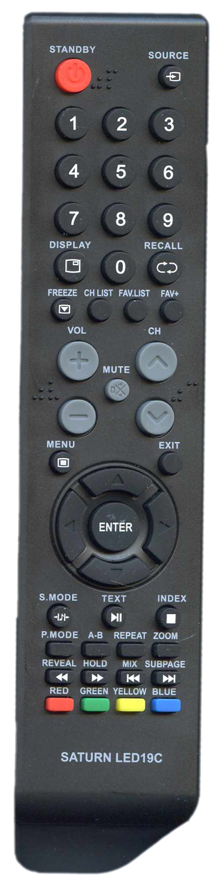

Пульт для телевизора Saturn LED19C