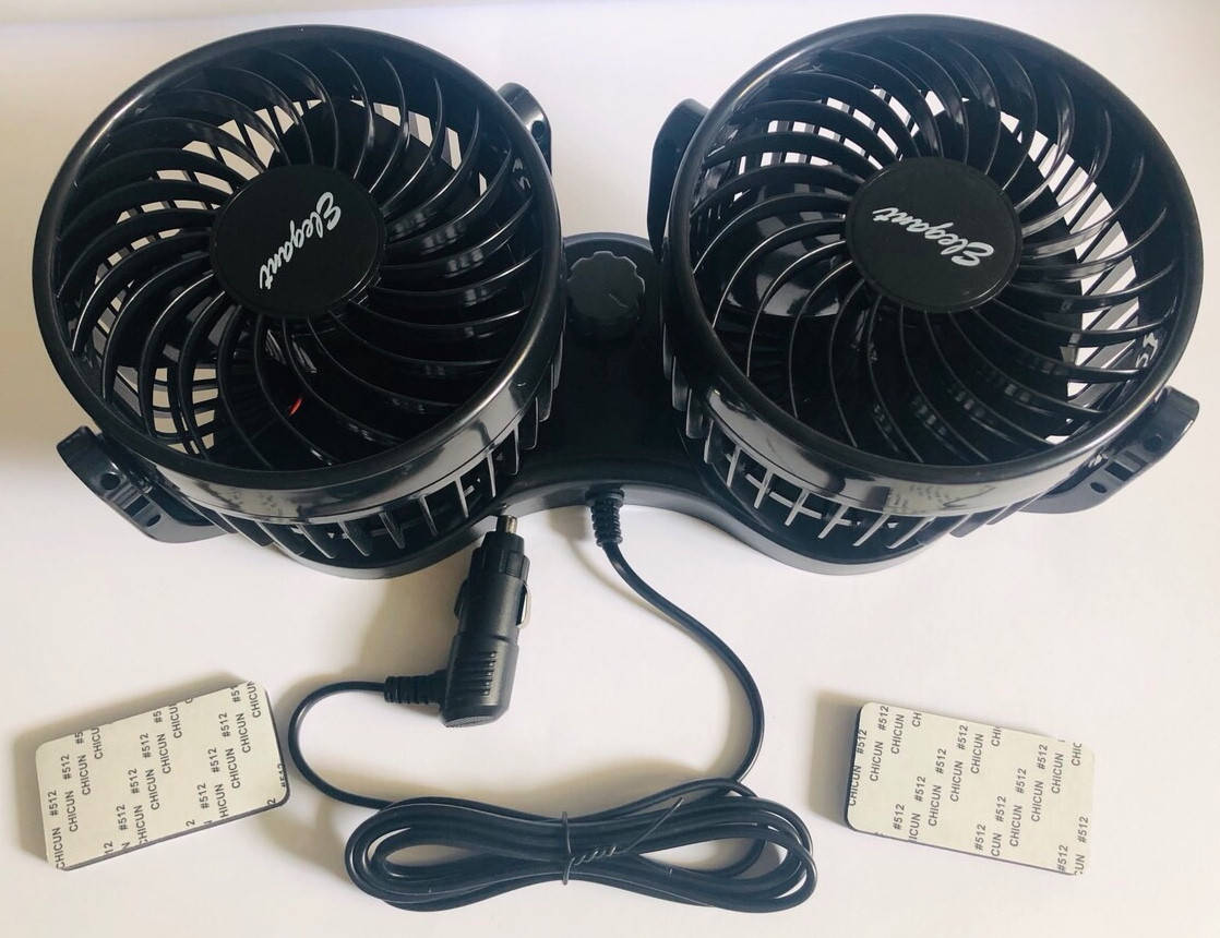 

Автомобильный салонный вентилятор 12 В Elegant Maxi 4" (11 см) автовентилятор салона в прикуриватель 12вольт автомобильный