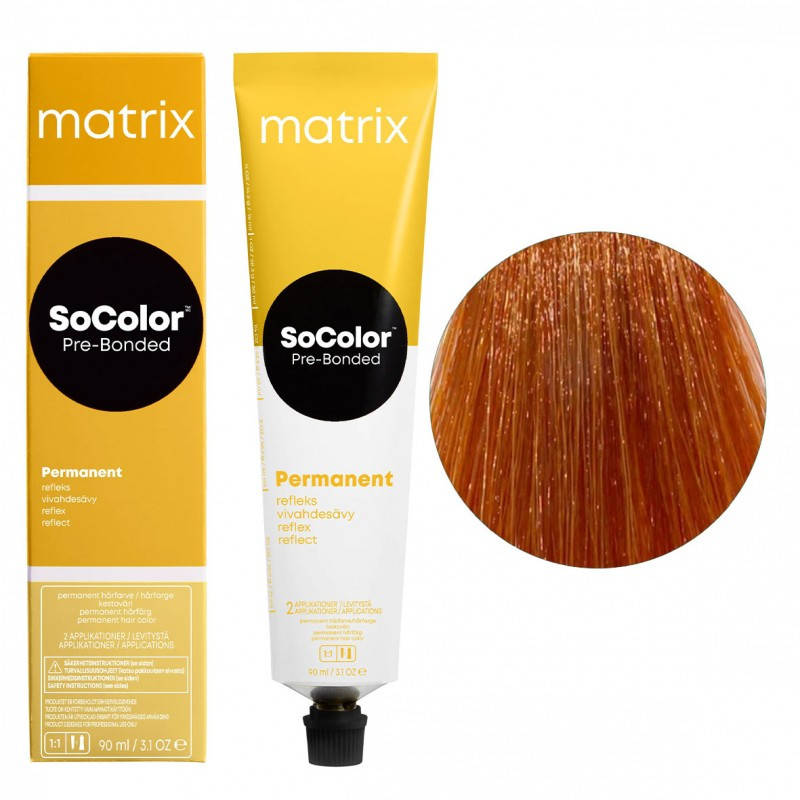 

Стойкая крем-краска Matrix Socolor Pre-Bonded 8CC Светлый блондин медный интенсивный 90 мл