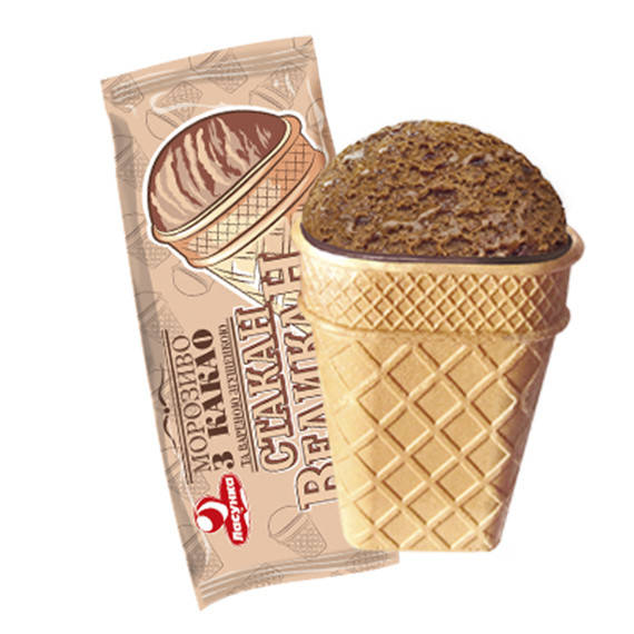 

Мороженое в стаканчике Стакан Великан Шоколадный