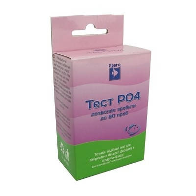 

Тест на количество фосфатов в аквариумной воде - Птеро Тест PO4