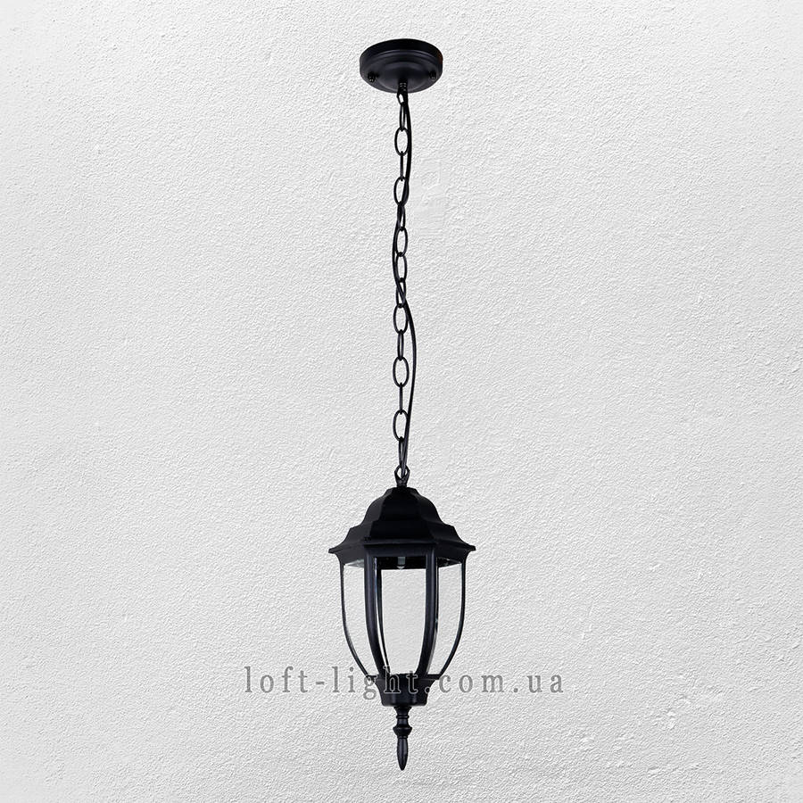 

Садово-парковый подвесной фонарь 67-V3802-S-PL BK