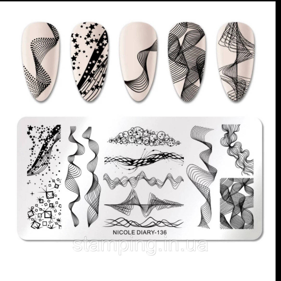 

Пластина для стемпинга nikole diary 136 без конверта