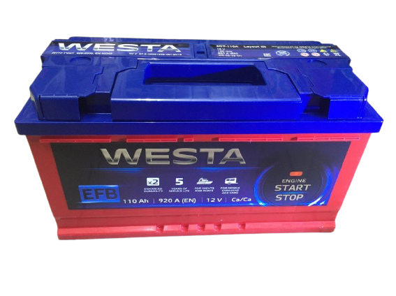 

Аккумулятор автомобильный Westa 6СТ-110 АзE EFB Start Stop
