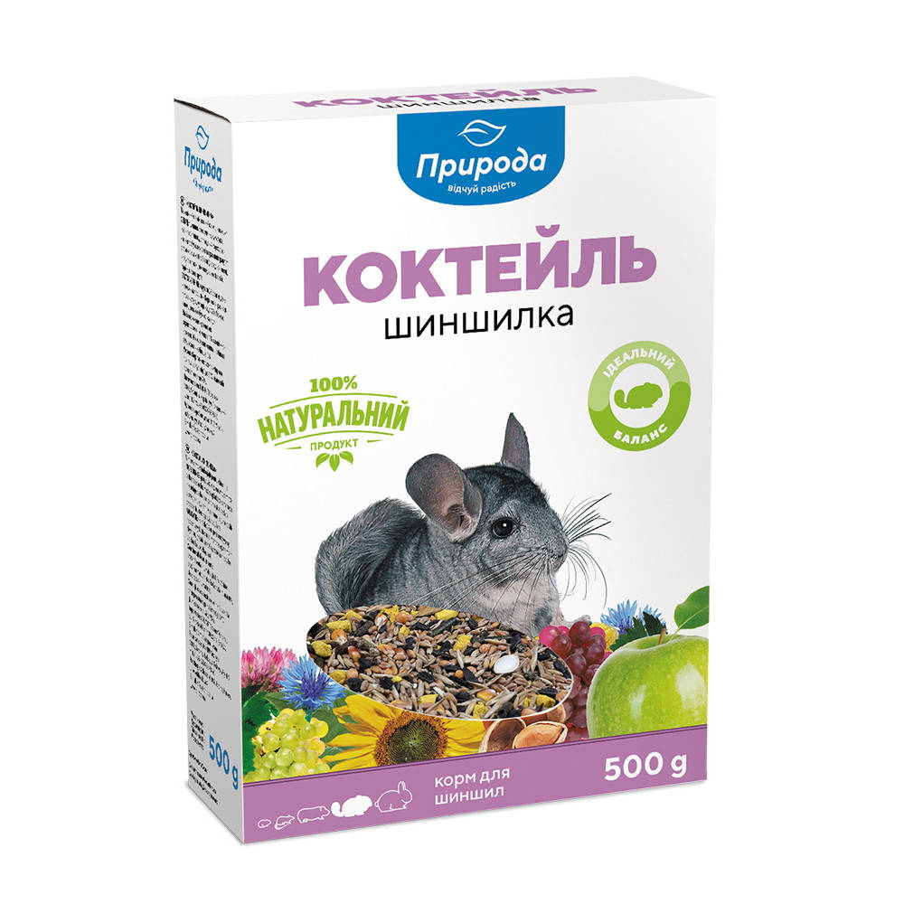 

Коктейль Шиншилка корм для шиншилл, дегу 500г