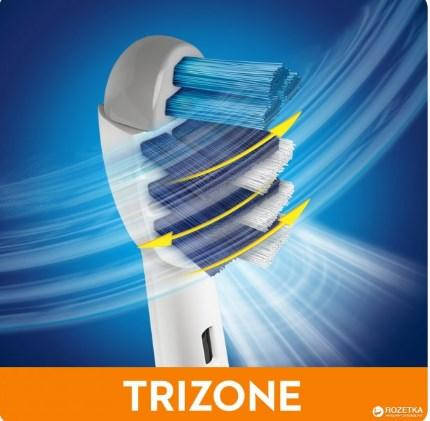 

Насадки на электро щетки 4шт Oral-b Trizone braun Тризон для зубных щеток EB30 500 d16