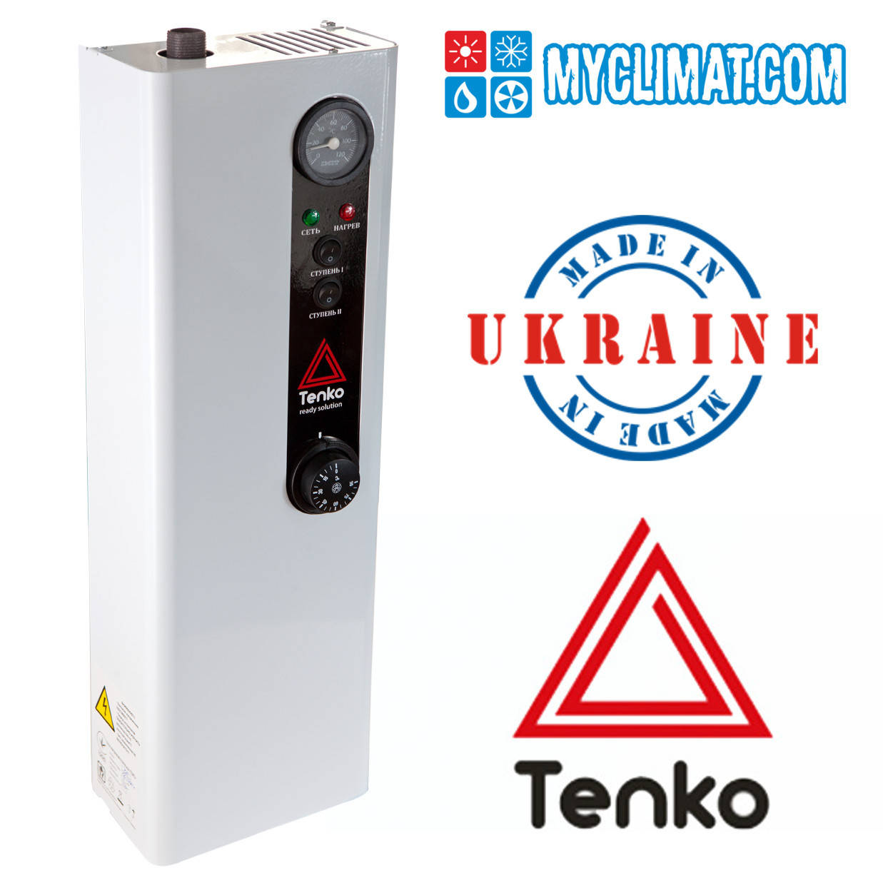 

Электрокотел Tenko Эконом 4,5 кВт 220 V, Белый