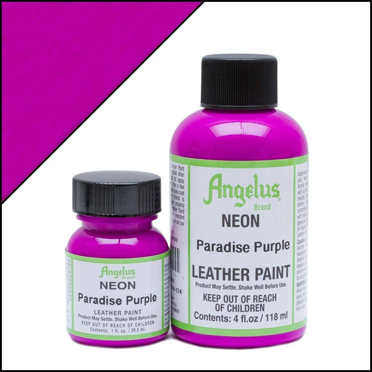

Краска для кожи Angelus NEON Paradise purple (Райский фиолетовый) 30 мл.