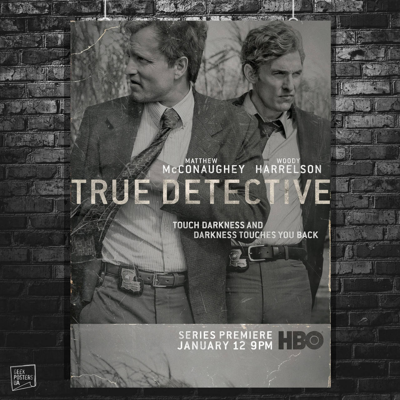 

Постер Настоящий детектив, True Detective, сериал. Размер 42x30см (A3). Матовая бумага