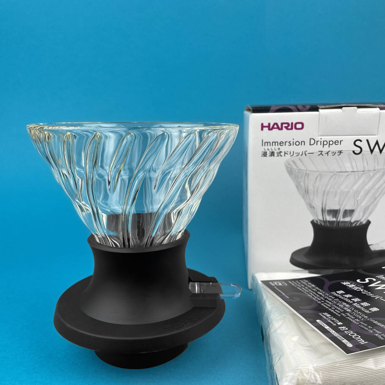 

Иммерсионный Пуровер Hario Switch 02 с Клапаном, Черный