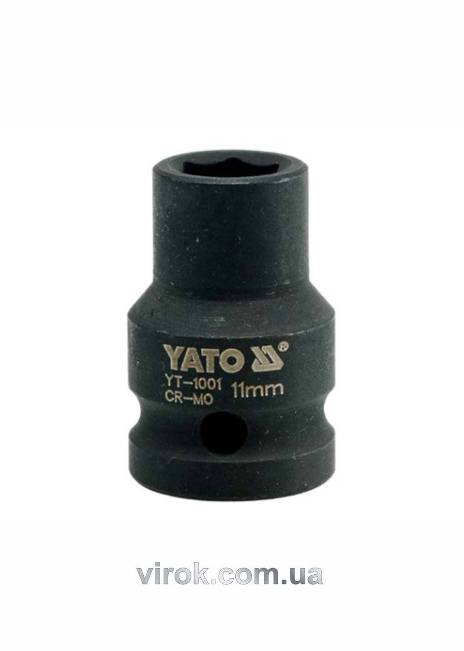 

Головка торцевая ударная шестигранная YATO 1/2" М11 х 39 мм YT-1001