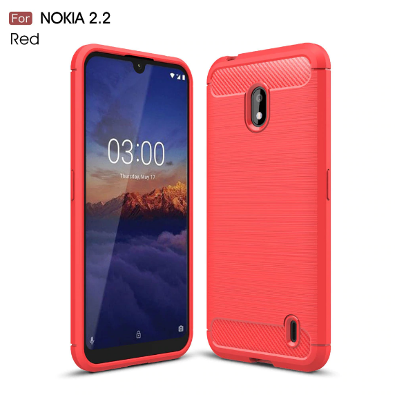 

TPU чехол накладка Urban для Nokia 2.2 (3 цвета) красный