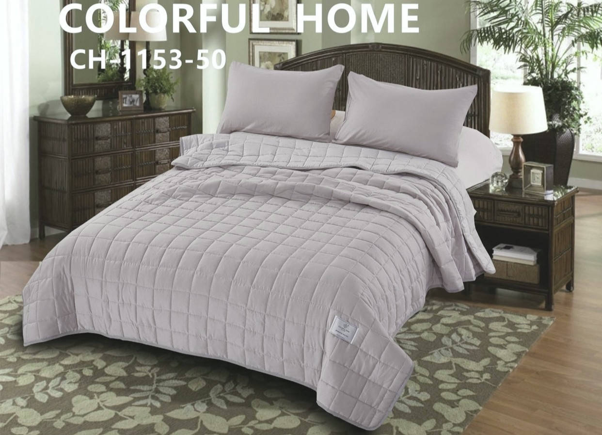 

Покрывало ColorfulHome (200x230см, 2 наволочки 50х70 см)|Покрывало с наволочками|Покрывало на кровать, Разные цвета