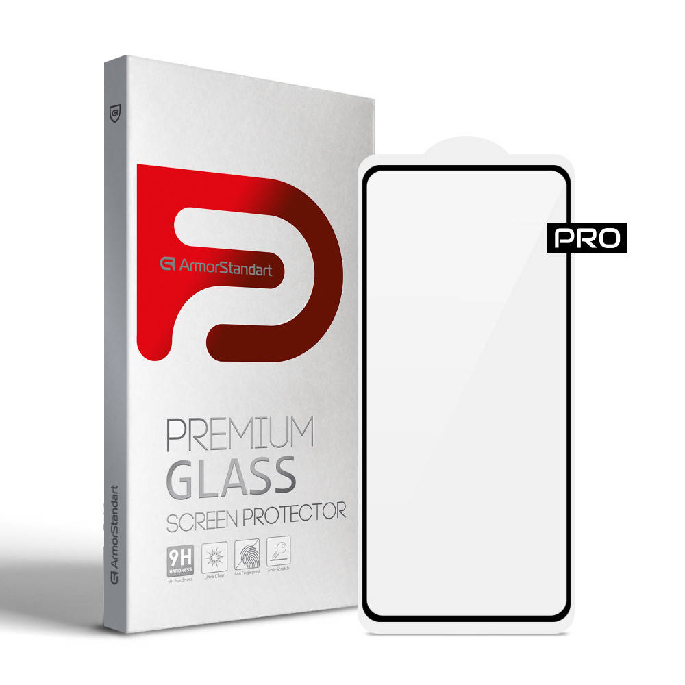 

Защитное стекло ArmorStandart Pro для Xiaomi Poco X3 Pro Black (ARM58707), Черный