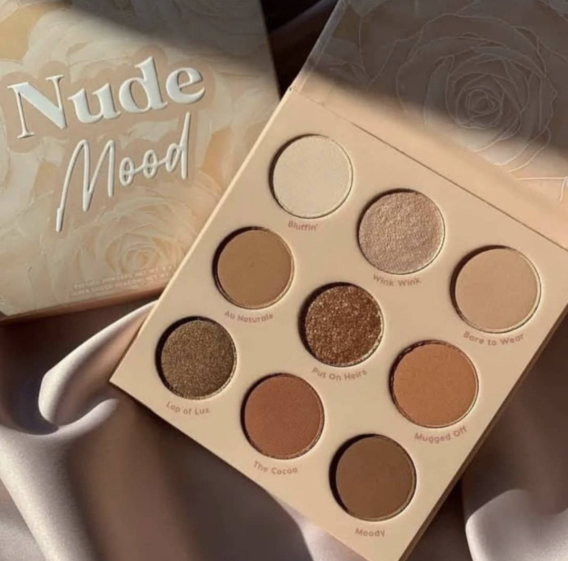 

Палетка теней ColourPop Nude Mood Palette