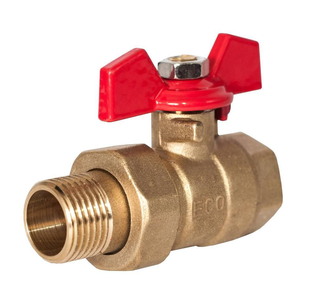 

Кран-американка прямой 1/2" НВ ЛАТУНЬ 12/120