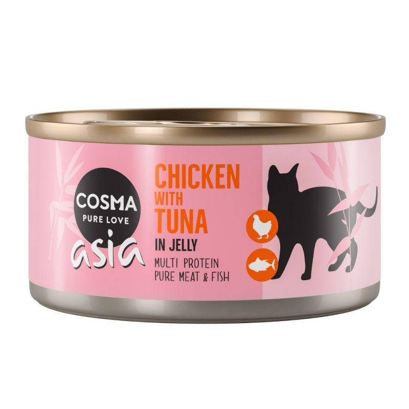 

Консервы для котов Cosma Asia Курица и Тунец