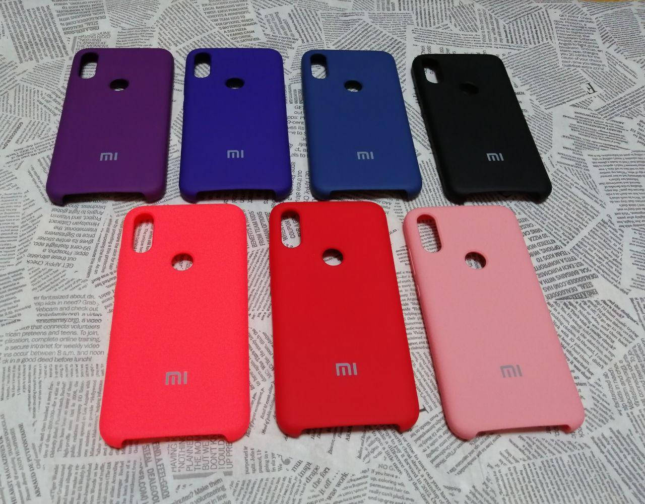 

Резиновый брендовый Soft-touch чехол для Xiaomi (Ксиоми) Mi Play, Разные цвета