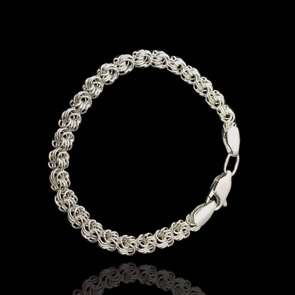 

Серебряный браслет Роза, 205мм, 8 грамм
