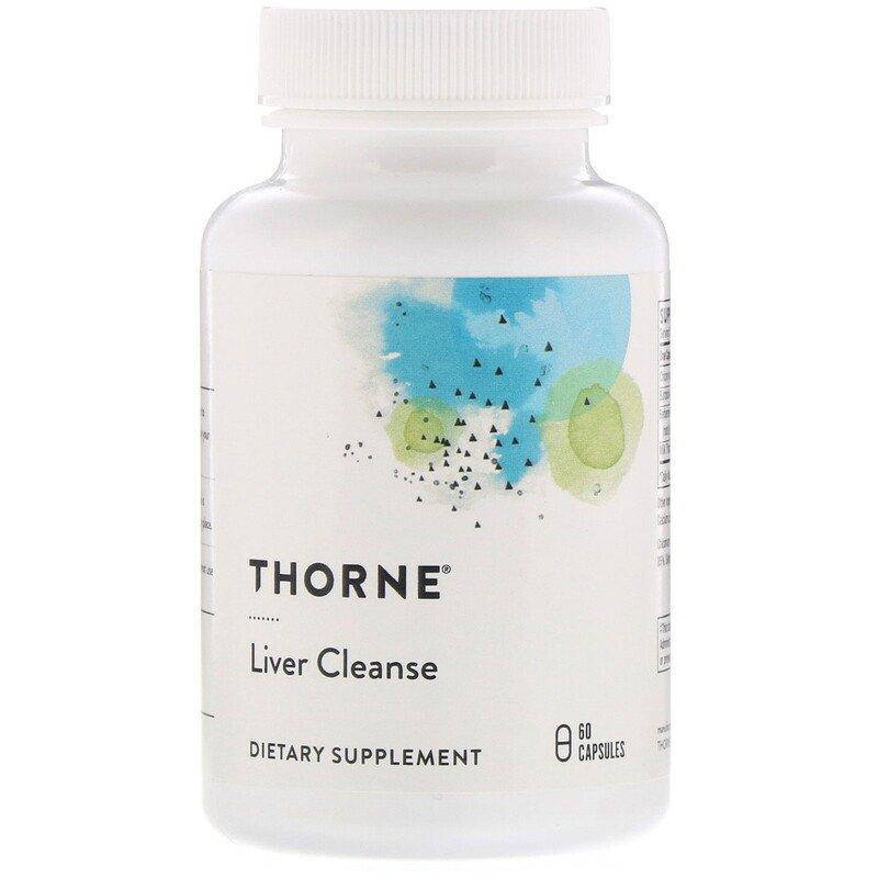 

Очистка печени, Thorne Research, Liver Cleanse, 60 капсул