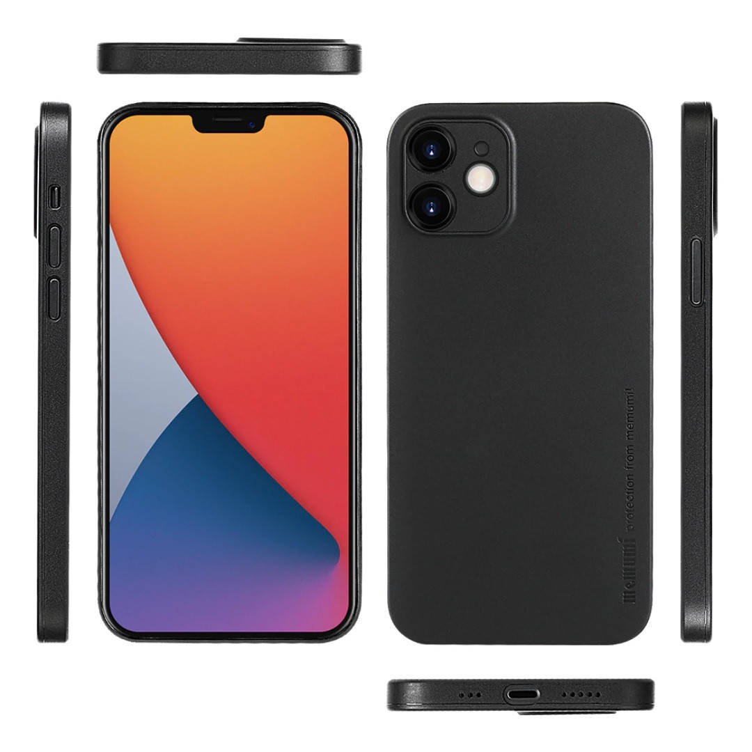

Ультратонкий чехол Memumi Slim Case для iPhone 12 Mini, Черный