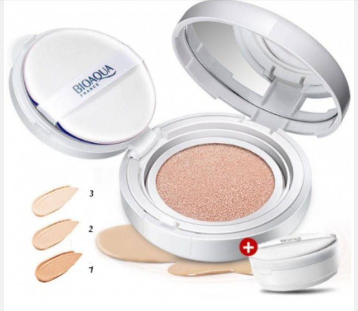 

Воздушный кушон от BIOAQUA. Air Cushion BB Cream + сменный рефилл тон №3 Ivory
