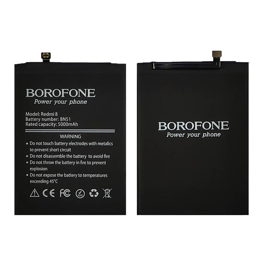 

Аккумулятор (батарея) Borofone BN51 для Xiaomi Redmi 8/ 8A