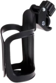 

Универсальный подстаканник, подходит на любые коляски, крепится в любом месте рамы.йойа.йо йа.yoya, Черный