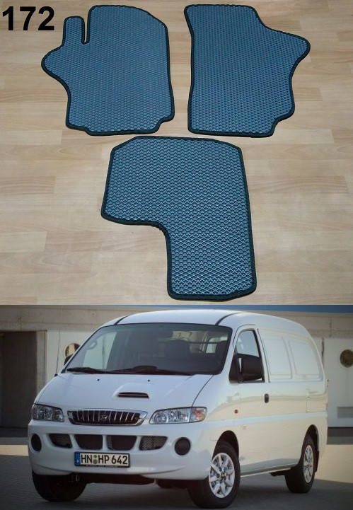 

Коврики ЕВА в салон Hyundai H-1 '97-07, Черный