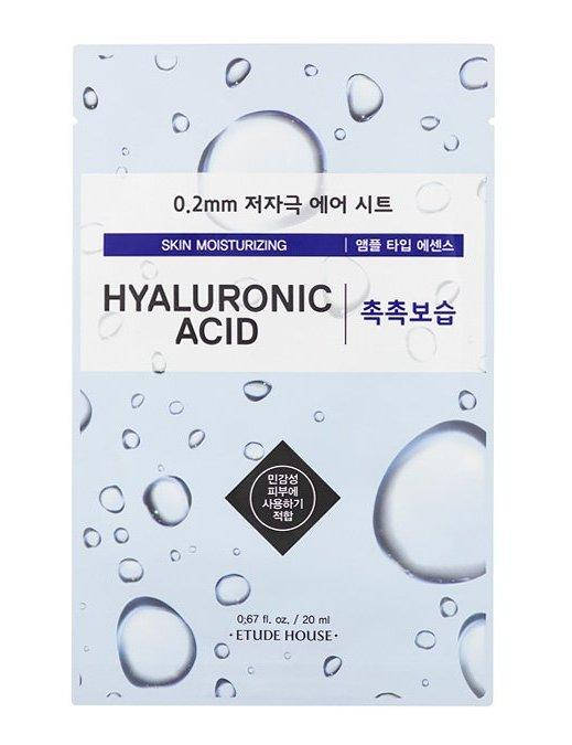 

Корейская маска для лица с гиалуроном Etude House 0.2 Therapy Air Mask Hyaluronic Acid