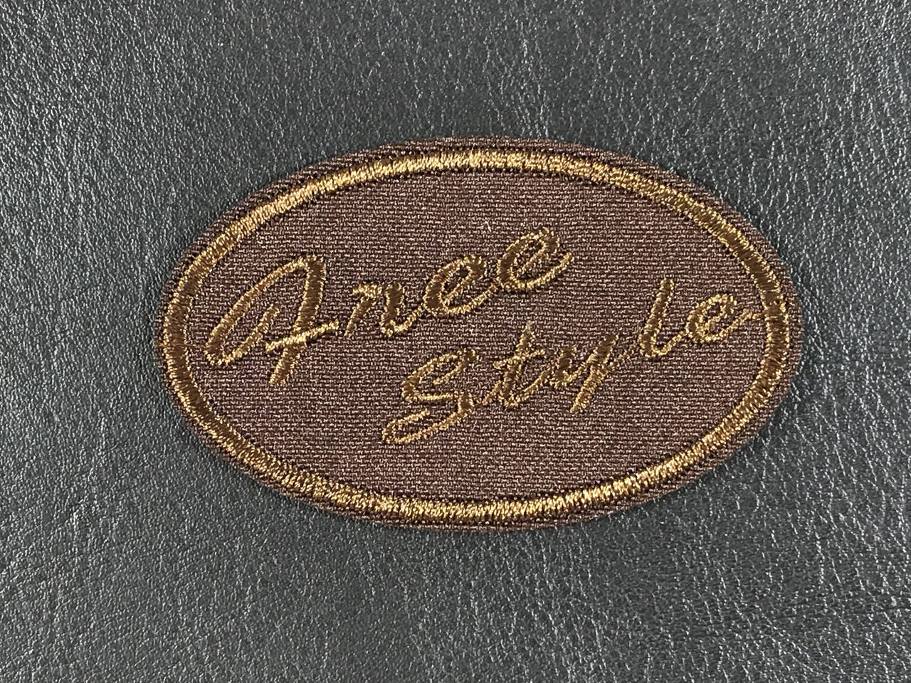 

Нашивка Free Style цвет коричневый 65x40 мм