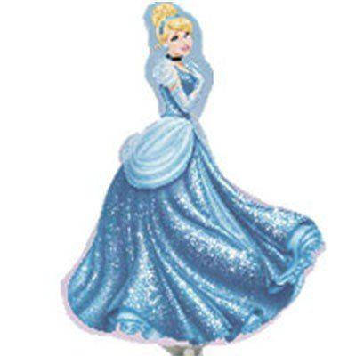 

ШАР мини фольгированный фигура "Золушка". ANAGRAM США, Разные цвета