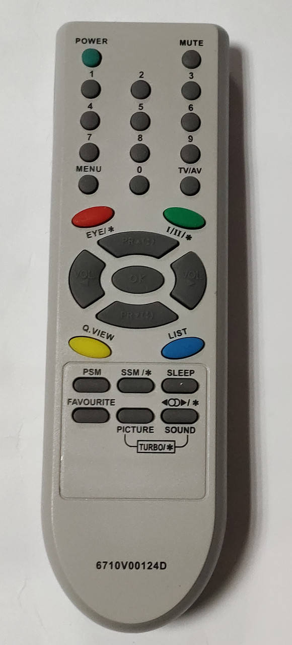 

Пульт для телевізора LG 6710V00124D, Серый