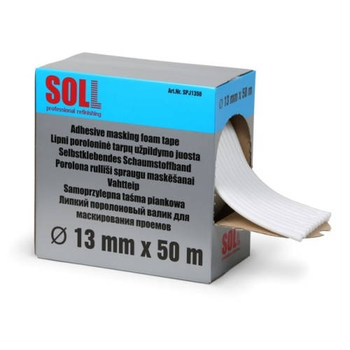 

Лента поролоновая для проемов SOLL 13мм x 50м (арт. SPJ1350)