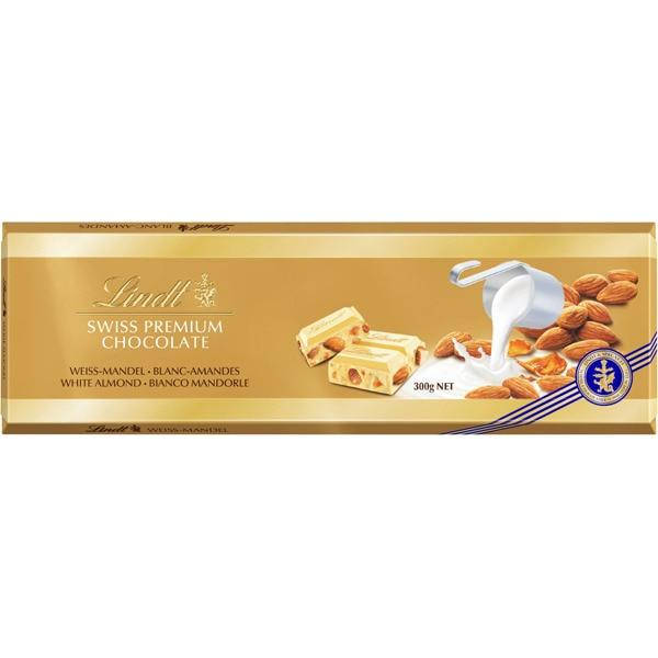 

Шоколад Lindt Swiss Premium Weiss Chocolate Mandel 300 g