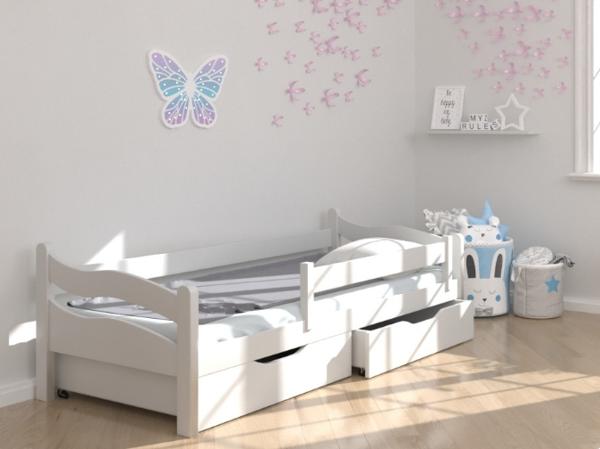 

Кровать односпальная детская (подростковая) Злата LUNA 80х160