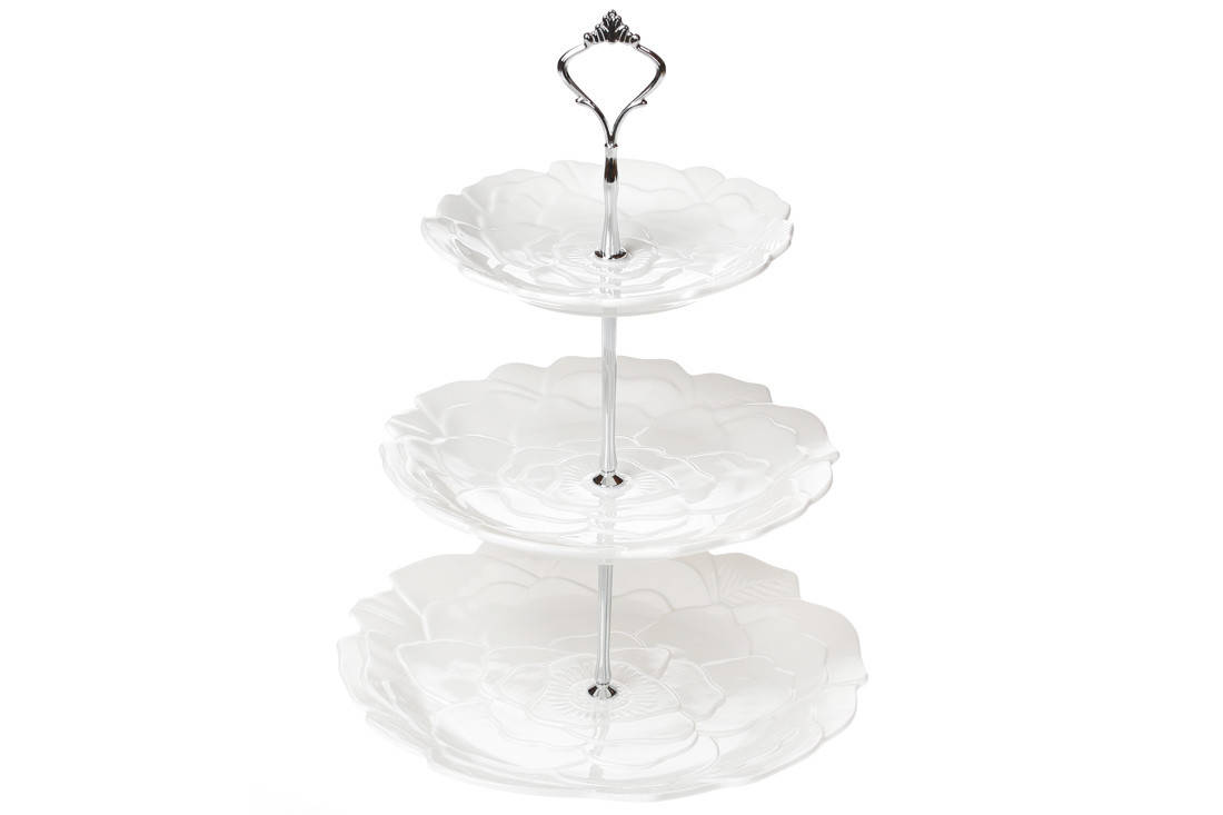 

Этажерка 3-х ярусная Цветок, 33см