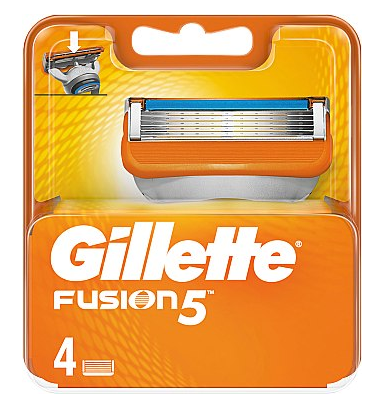 

Сменные кассеты для бритья Gillette Fusion 4 шт