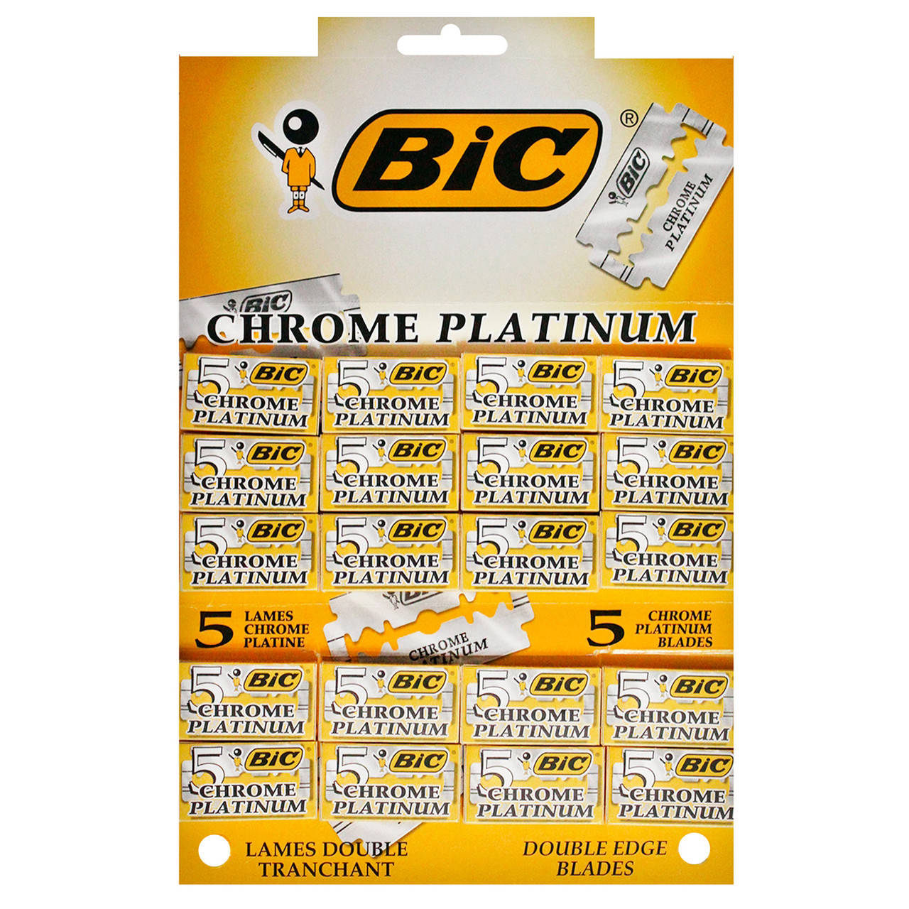 

Леза Bic Chrome Platinum 100 шт