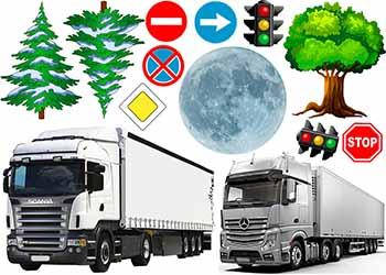 

Вафельная картинка "Фура. Грузовик. Далекобойщик. Дорожные знаки"